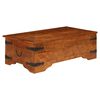 vidaXL Salontafel 110x55x35 cm massief acaciahout met honingafwerking