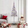vidaXL Kerstboom met 150 LED met standaard Wit 150 cm PE en staal