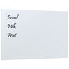 vidaXL Magneetbord wandgemonteerd 60x40 cm&nbsp;gehard glas wit