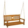vidaXL Tuin Hangbank 2 -Seater 110 x 56 x 58 cm Massief Acaciahout