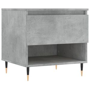 vidaXL Salontafel 50x46x50 cm bewerkt hout betongrijs