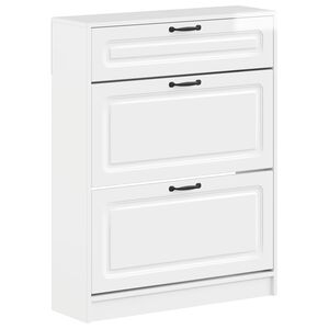 vidaXL Schoenenkast UTRECHT 78 x 24 x 100 cm Bewerkt hout