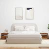 vidaXL Nachtkastjes 2 st met LED's 60x35x40 cm oud houtkleurig