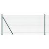 vidaXL Afrasteringspaal Groen 100 x 1 m (12 x 12 mm gaas) Staal en PVC