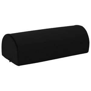 vidaXL Voetensteun Kussen 42 x 18 x 13 cm Stevig PU Schuim Zwart