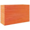 vidaXL Plantenbak 110x40x68,5 cm massief grenenhout wasbruin
