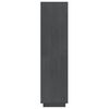 vidaXL Boekenkast/kamerscherm 40x35x135 cm massief grenenhout grijs