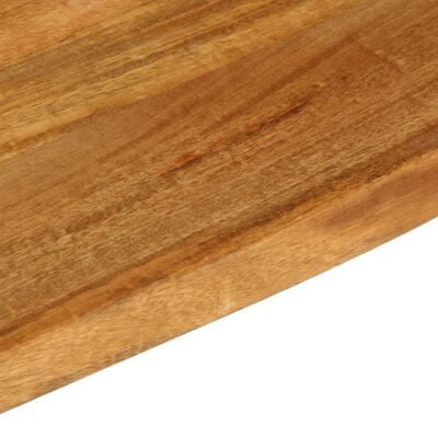 vidaXL Tafelblad met natuurlijke rand 120x60x2,5 cm massief mangohout