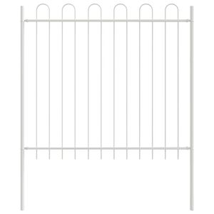 vidaXL Tuinhek 2 pcs Wit 3,4 x 0,8 m Poedercoating staal