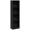 vidaXL Boekenkast 40x24x143 cm bewerkt hout zwart
