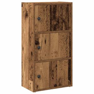 vidaXL Boekenkast 40x24x77 cm bewerkt hout oud houtkleurig