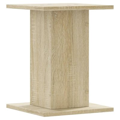 vidaXL Speakerstandaards 2 st 30x30x40 cm bewerkt hout sonoma eiken