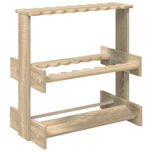 vidaXL Hengelhouder Bewerkt hout 60 x 35 x 60 cm Sonoma Eiken
