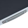 vidaXL Campingtafel inklapbaar met metalen frame 80x60 cm grijs