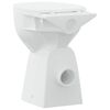 vidaXL Randloos Toilet 7 cm extra hoogte soft-close keramiek wit