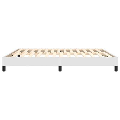 vidaXL Bedframe kunstleer wit 180x200 cm