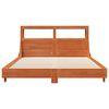 vidaXL Bedframe zonder matras massief grenenhout wasbruin 150x200 cm
