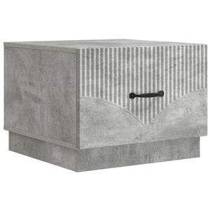 vidaXL Salontafel met lade Betongrijs 49 x 50 x 37 cm Bewerkt hout