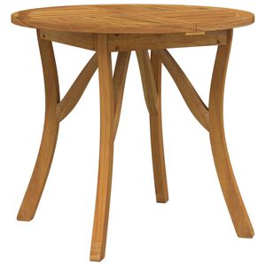 vidaXL Tuintafel &Oslash; 85 cm massief acaciahout