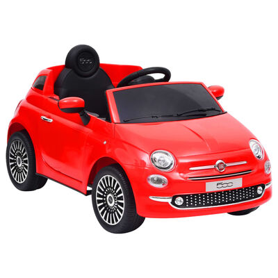 Stuwkracht Als reactie op de Eerder vidaXL Kinderauto Fiat 500 elektrisch rood online kopen | vidaXL.be