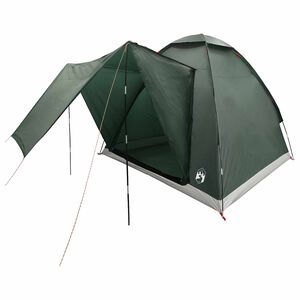 vidaXL Kamperen tent 2-persoons Legergroen Polyester en staal