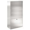 vidaXL Pakket inwerp box Zilver 44 x 22 x 82 cm Roestvrij staal