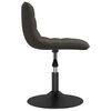 vidaXL Eetkamerstoelen draaibaar 4 st fluweel donkergrijs