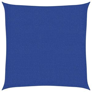 vidaXL Zonnezeil 160 g/m&sup2; vierkant 3x3 m HDPE blauw
