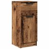 vidaXL Dressoir 30x30x70 cm bewerkt hout oud houtkleurig