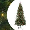 vidaXL Kunstkerstboom Groen 210 cm PE en PVC
