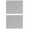 vidaXL Trapmatten 2 st 50 x 40 cm Zilver Aluminium Rechthoekig