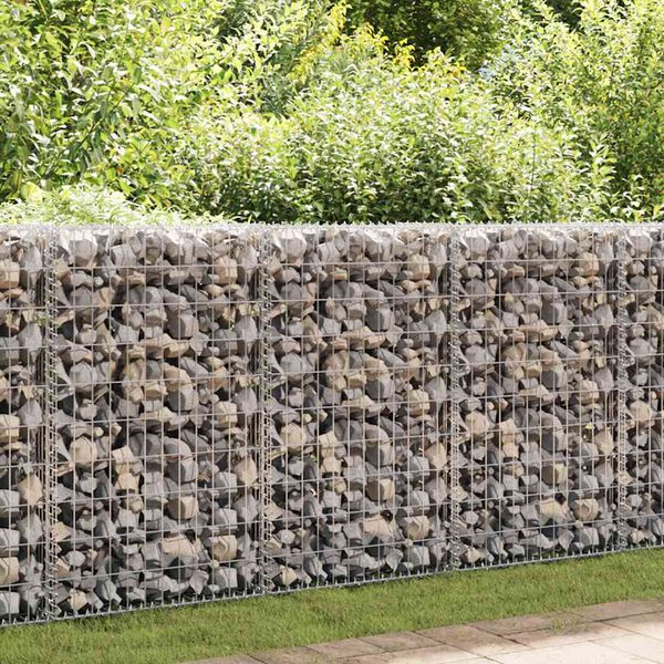 vidaXL Gabion mand 200x30x100 cm gegalvaniseerd staal