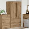 vidaXL Badkamer Kast Artisan Eiken 79,5 x 49 x 156 cm Bewerkt hout