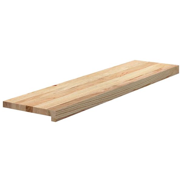 vidaXL Traptreden 20 st 100x25x2 cm onbehandeld massief eikenhout