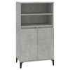 vidaXL Hoge kast Betongrijs 60 x 36 x 110 cm Bewerkt hout
