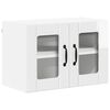 vidaXL Wandglas cabinet LUCCA Hoogglans Wit 60 x 31 x 40 cm