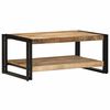 vidaXL Salontafel 90x50x38 cm massief ruw mangohout