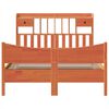 vidaXL Bedframe zonder matras massief grenenhout wasbruin 140x200 cm