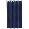 vidaXL Verduisterende gordijnen 2 pcs Donkerblauw 140 x 140 cm Fluweel