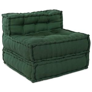 vidaXL Modulaire bankstel 70x70x54 stof groen