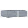 vidaXL Plantenbak 150x100 cm massief grenenhout grijs