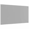vidaXL Keuken Achterwand 2 pcs Lichtgrijs 90 x 50 cm gehard glas