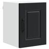 vidaXL Wandkast PORTO Zwart 30 x 31 x 40 cm Bewerkt hout