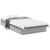 vidaXL Bedframe met lades bewerkt hout grijs sonoma eiken 100x200 cm