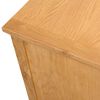 vidaXL Tv-meubel 110x35x44 cm massief eikenhout