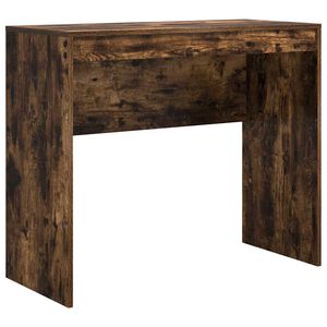 vidaXL Bureau Gerookt eiken 90 x 40 x 76 cm