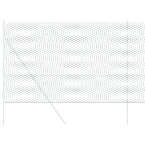 vidaXL Hexagon Hek Groen 1,6 x 10 m PVC