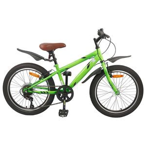 vidaXL Kinderfiets 20 Inch 6-Snelheid voor 6-11 jaar oud Groen