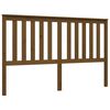 vidaXL Bedframe met hoofdbord hout honingbruin 160x200 cm