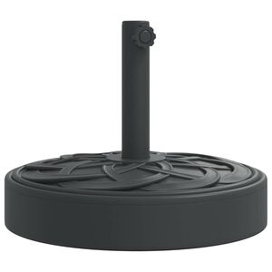 vidaXL Parasolvoet voor stokken van &Oslash;38 / 48 mm 25 kg rond